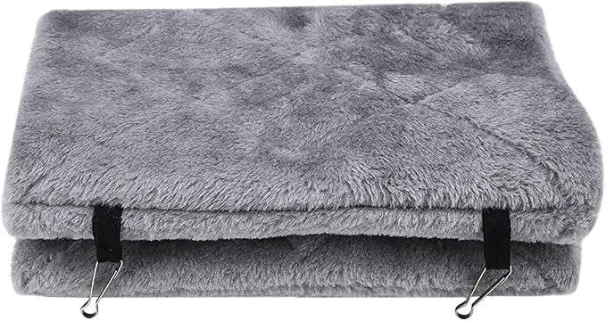CHICIRIS Bird Hanging Tent Soft Plush Cozy Bird Hammock Winter Warm Pet Toy for Small Medium Birds (M) Indoor Use