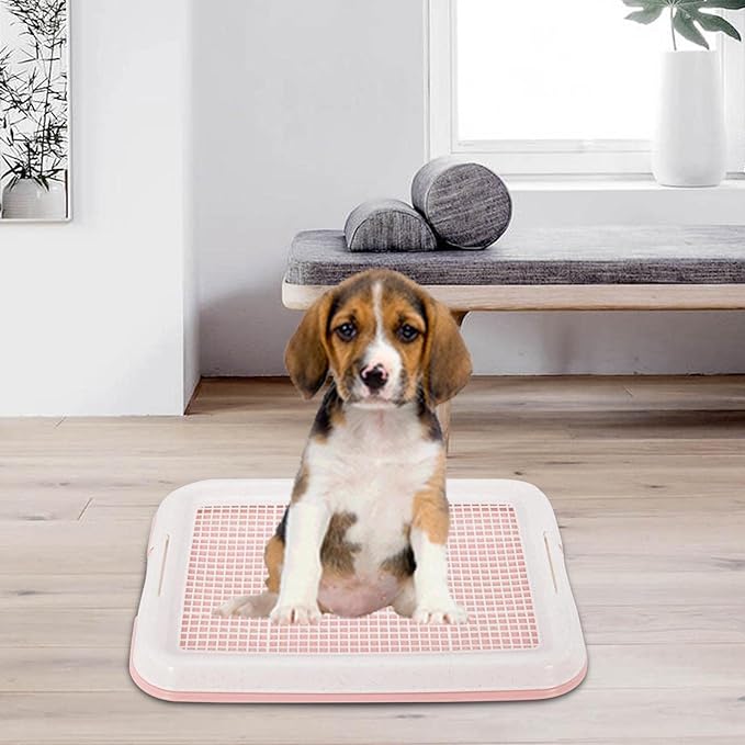 Indoor Dog Potty Training System for Small Breeds, Pink