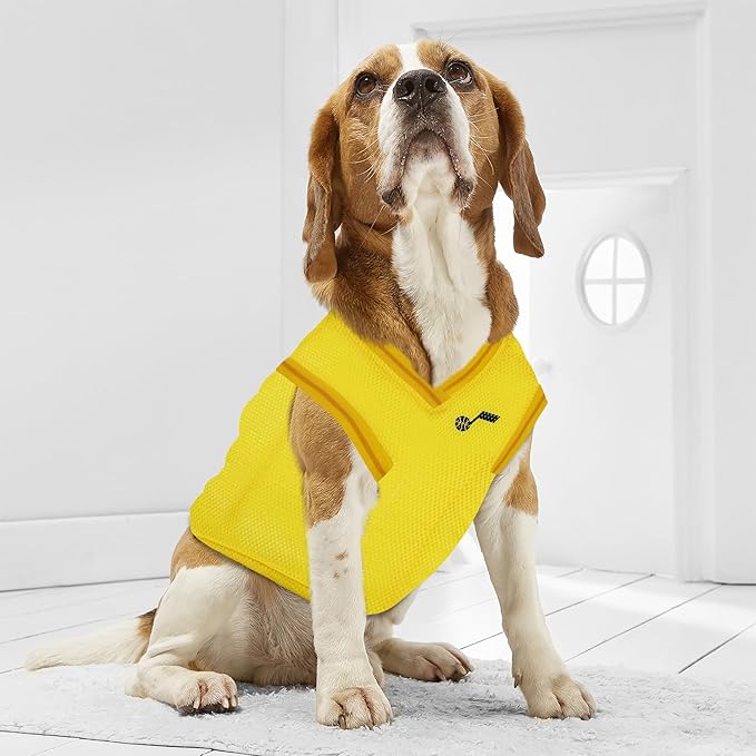 Pets First NBA Utah Jazz Dog Jersey, X-Small- Tank Top Basketball Pet Jersey