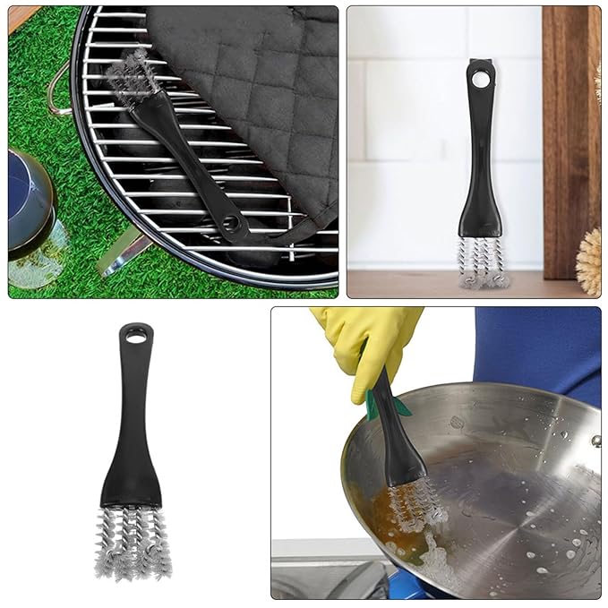 ibasenice 15pcs Bird Cage Brush Droppings Cleaning Accessories Long Handle Cleaner - 2 In 1 Scraper Double Sided Birdcage Poop Remover Tool For Pet Supplies Parrot Perch