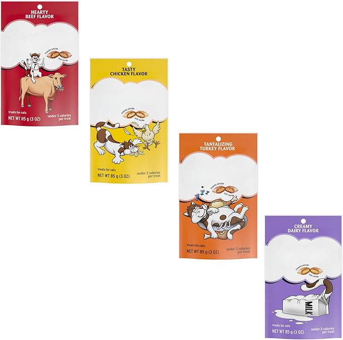 TemptationsClassics Crunchy and Soft Adult Cat Treats 3 oz Combo Pack