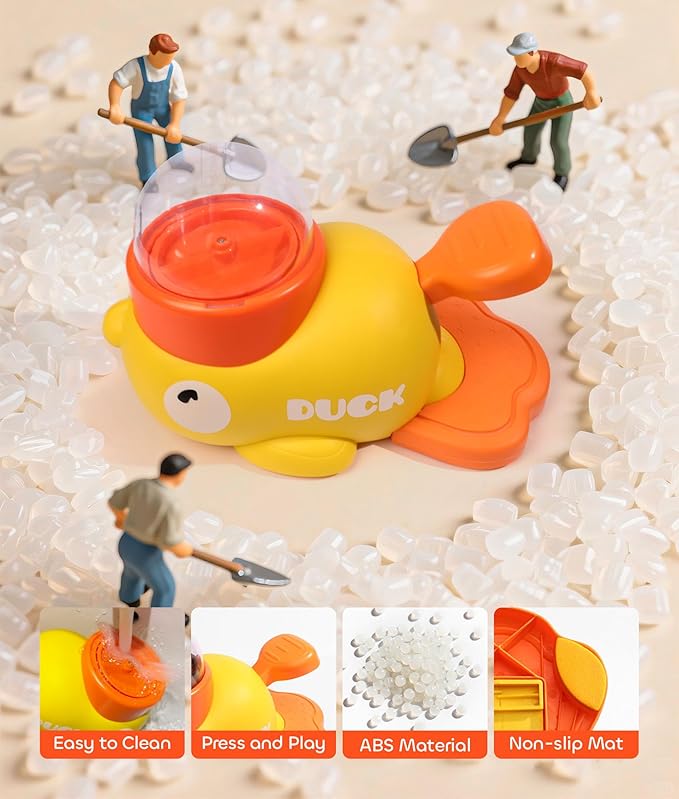 Interactive Dog Toys Food Puzzle Slow Feeder, Cat Treat Dispenser Toy Duck-Shaped Enrichment Toy for for Small Cats,Dogs,Other Pets