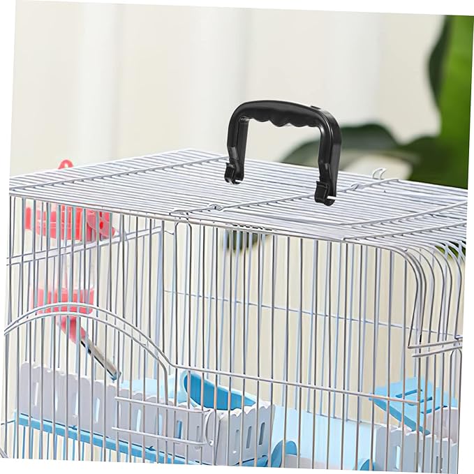 Abaodam 5pcs Portable Plastic Handle for Pet Cages Easy Install Multi-use Accessory for Hamster Bird and Animal Cages for Carrying and Transporting Pets