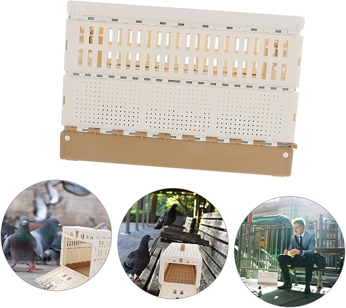 Portable Pigeon Cage Foldable Design for Pigeon and Transportation Easy Storage Premium Plastic Material Scientific Mechanism for Safe Use