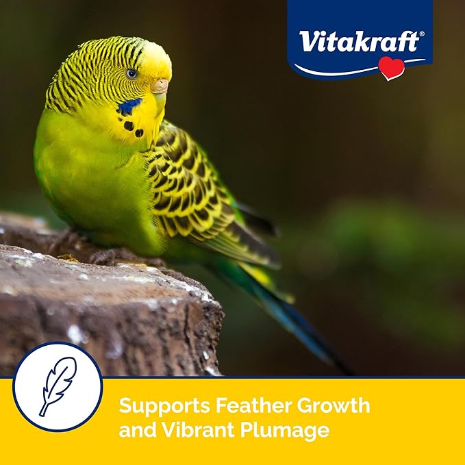 VitaSmart 2 lb Parakeet Food With Seeds Grains Fruits Veggies Omega Fatty Acids And Vitamin Enrichment For Wholesome Daily Nutrition And Happy Parakeet Mealtimes