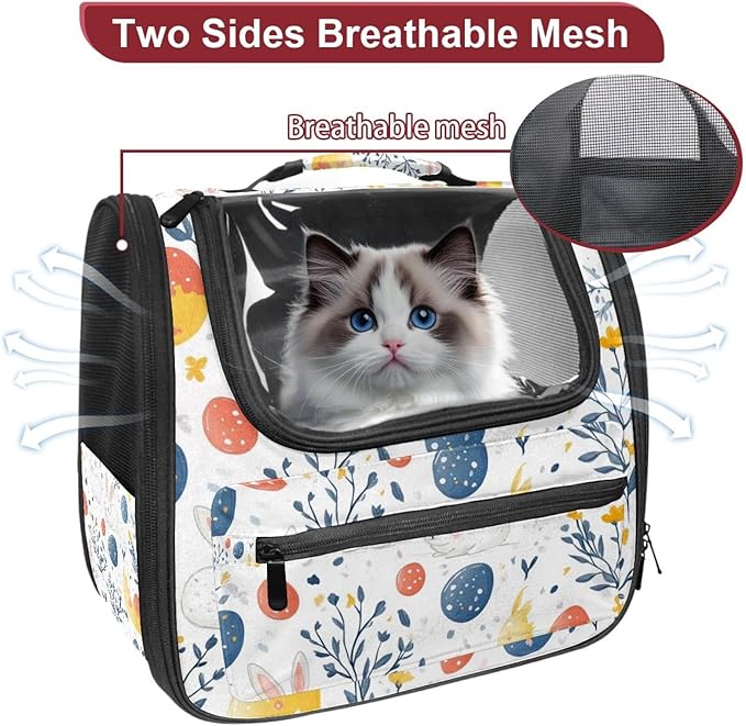 Festive Spring (1) Pet Carrier Soft Sided Carrier for Small Medium Cats Dogs