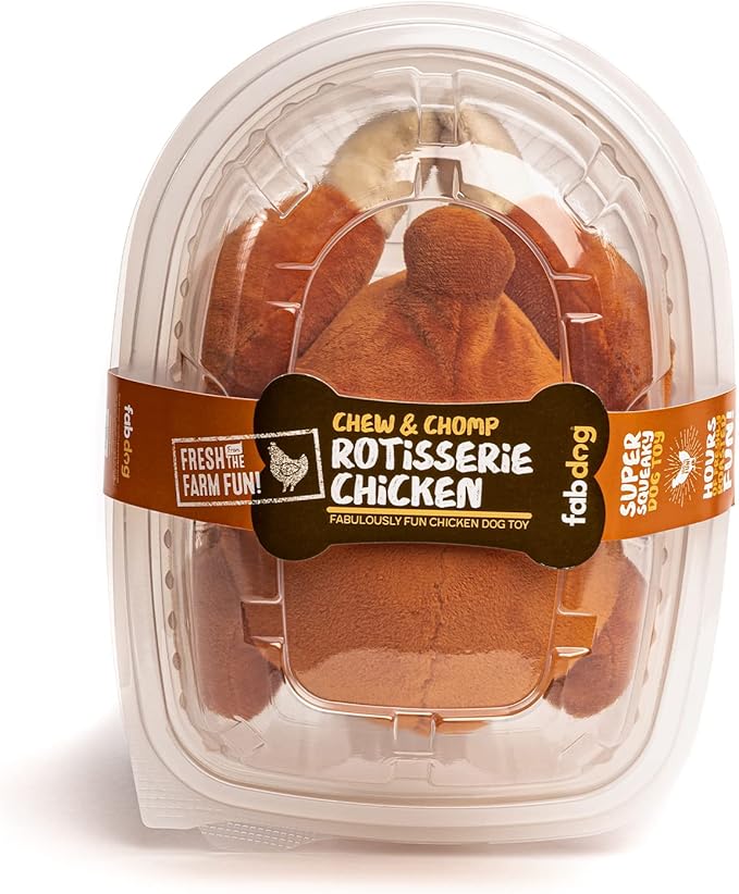 Rotisserie Chicken Dog Toy