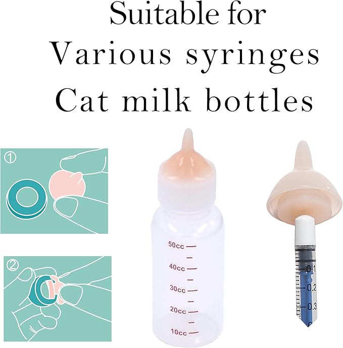 Doggiema Breeding kit Suitable for Newborn Puppy and Kitten,Feeding Nipple, Feeding Tube, Feeding Syringes and Bottles