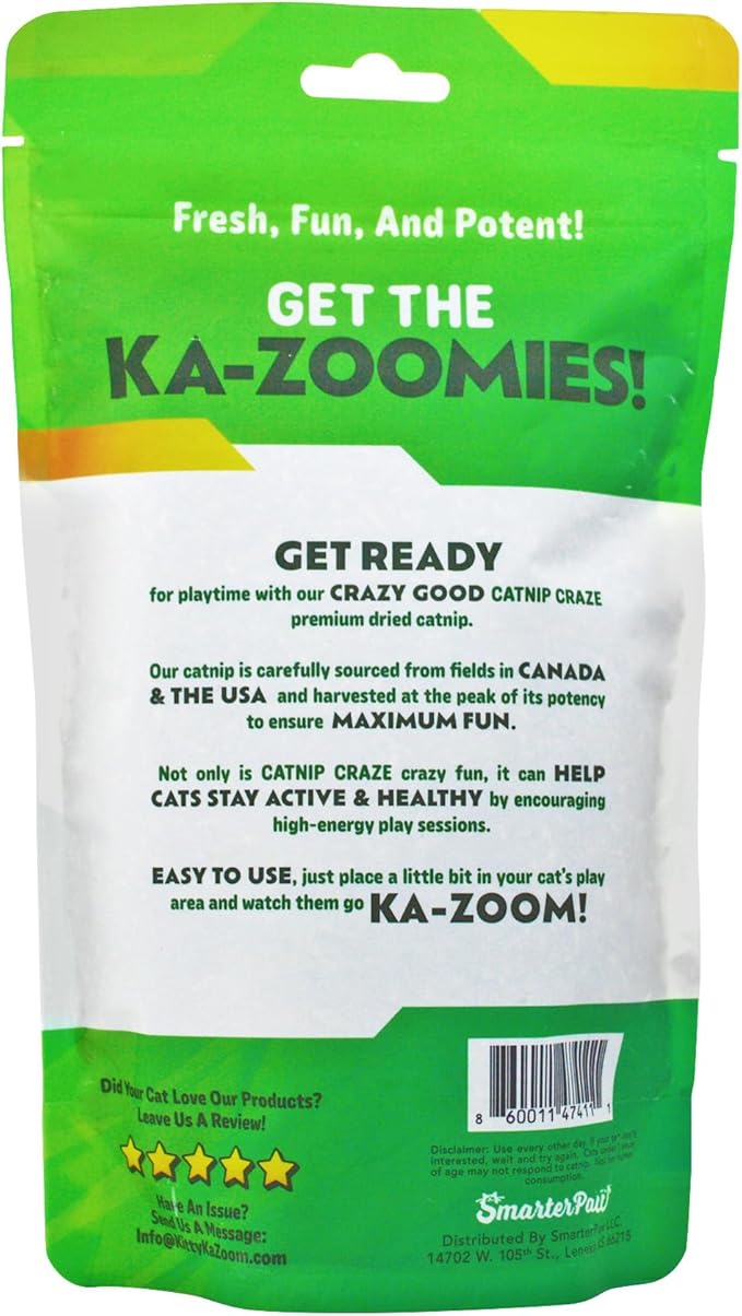 Catnip Craze - Catnip Mix | Hand Harvested Fresh Catnip Grown in Canada and The USA
