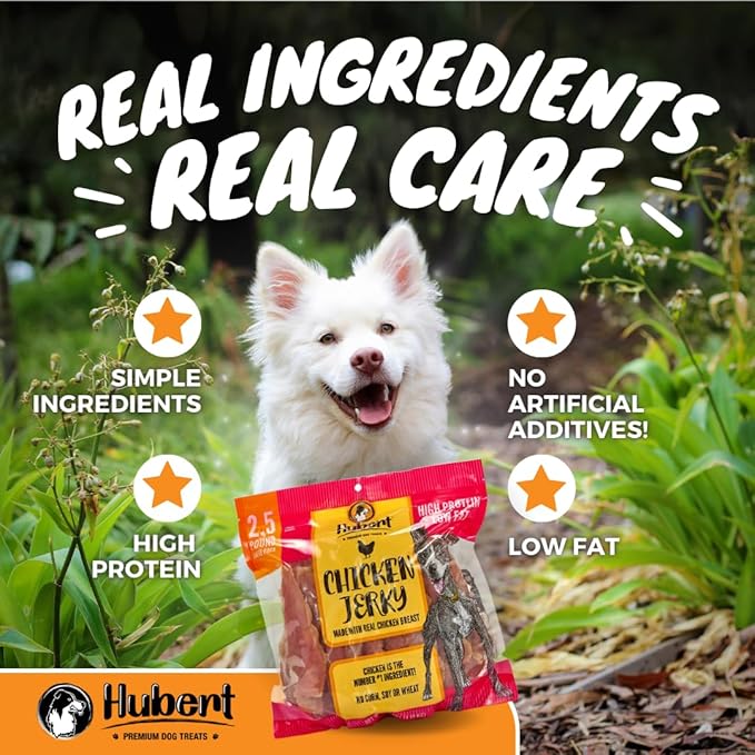 Hubert Pet Gourmet Chicken & Sweet Potato Wrap Dog Treats - Natural, Ideal for Training, USA Inspected & Tested, Suitable 2.5 lbs