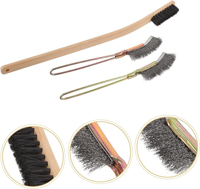 SUPVOX 3pcs Handle Bird Cage Cleaning for Efficient Cleaning of Bird Cages for Parrots Space-Saving Design Hanging