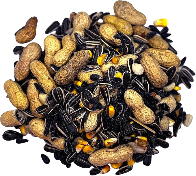 Sommer's Wild Bird Food Critter Snack Wildlife Blend – 40 lb Bulk Outdoor Wildlife Mix with Corn, Sunflower Seeds & Peanuts