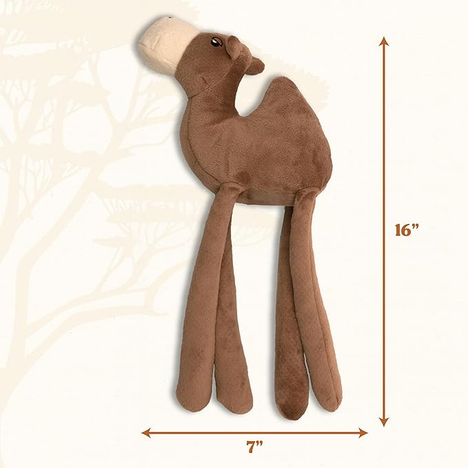 Dog Toys | Plush Camel Stuffed Animal for Large Dogs | Eco Friendly Jumbo Dog Toy