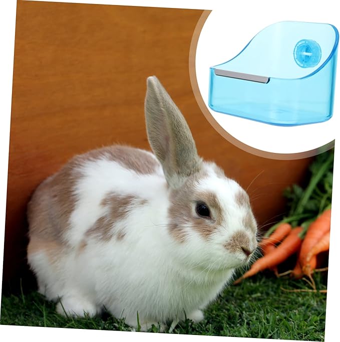 UPKOCH 1pc Plastic Small Pet Feeder Bowl for and Small Animals Fixed Cage Bowl Design for Easy Feeding and Drinking Lightweight and Comfortable Height for Your Pets