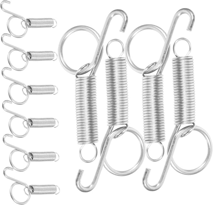 20pcs Multi-Purpose Cage Door Spring Hook Parrot Cage Door Hook Easy Installation for Resistant Design