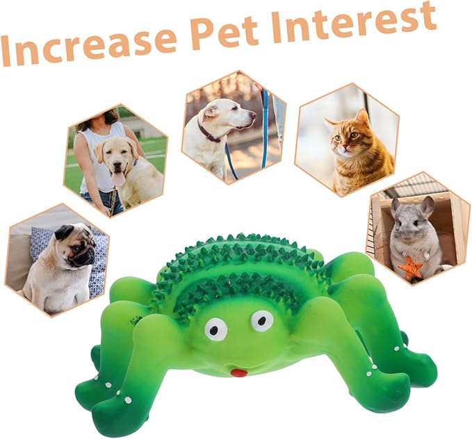 Latex Chew for Puppies Squeaky Pet Plaything Teething-Friendly Design Interactive Fun for Dogs for Heavy Chewers