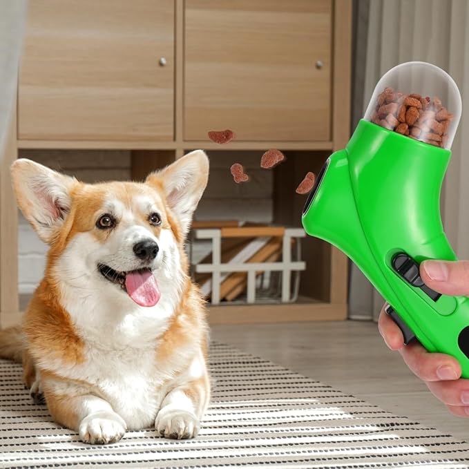 UKCOCO Cat Treat Launcher Toy Treat Feeder Dog Toy Cat Treat Dispenser Toy Dog Treat Dispenser Launcher for Dogs Treat Dispensing Toy Puppy Toy Dog Snack Launcher Food Ball Thrower