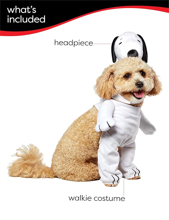 Peanuts: Snoopy Pet Costume for For Dogs or Cats by Rubies, XL