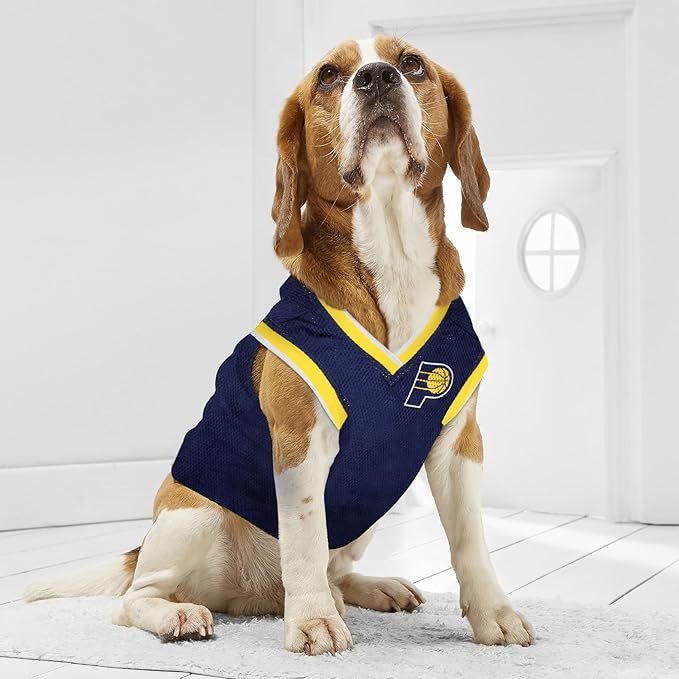 Pets First NBA INDIANA PACERS DOG Jersey, X-Large - Tank Top Basketball Pet Jersey