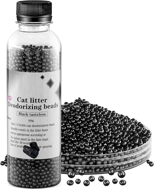 Cat Litter Box Deodorant - Beads & Crystals | Eliminate Cat Stink, Neutralize Odor, 8.5 oz (1 pcs)