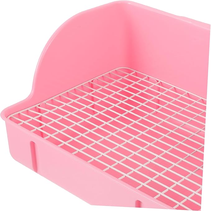Large Plastic Rabbit Litter Box Pet Litter Box Easy Cleaning Guinea Pig