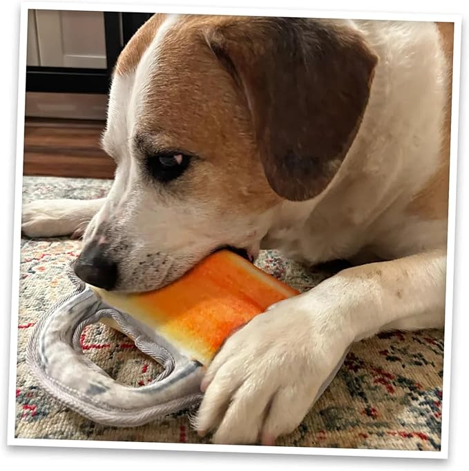 Doggijuana Doggi Duo Refillable Juananip Toy Bundle | Mini P & Beer | Funny Dog Toy Plush with Catnip and Refill | Interactive Chew Toy for Play
