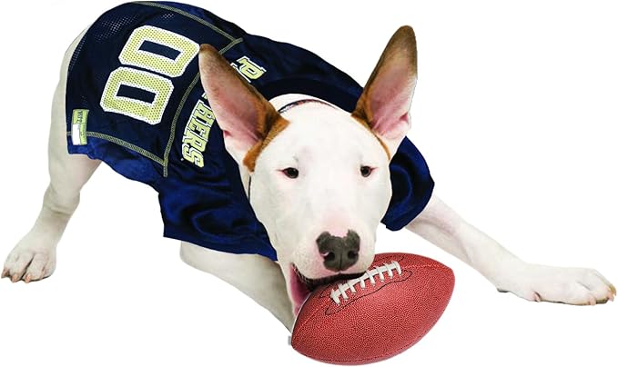 Pets First NCAA College Pittsburgh Panthers Mesh Jersey for DOGS & CATS, Small.Licensed Dog Jersey with your Favorite Football/Basketball College Team