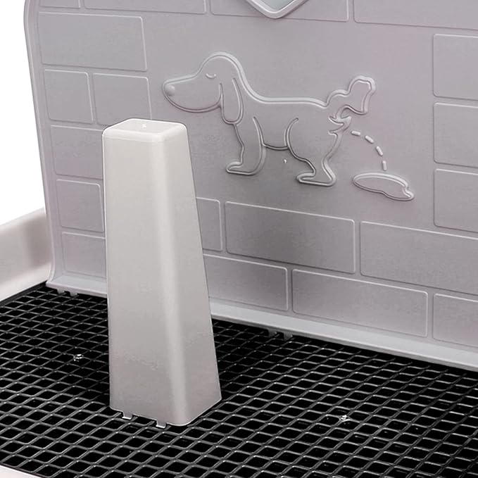 Puppy Training Toilet, Dog Training Toilet Pad Cat Potty Fence Dog Scheduled Urination Potty Tray Fence for Dogs Outside (18.3 x 13.9 x 9.3in)