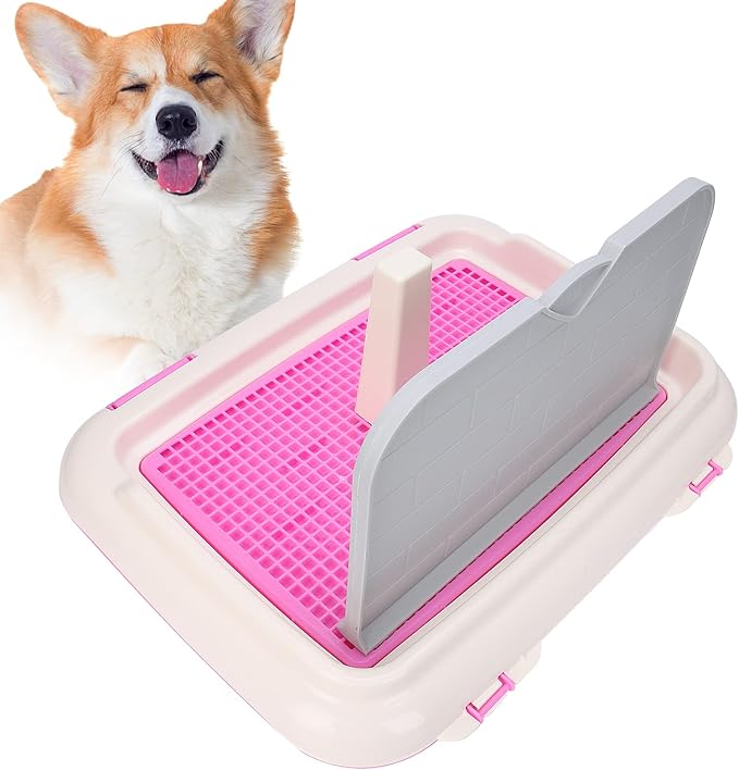 Dog Toilet Indoor Dog Litter Box Cat Potty Fence Puppy Training Pads Puppy Training Scheduled Urination Tray