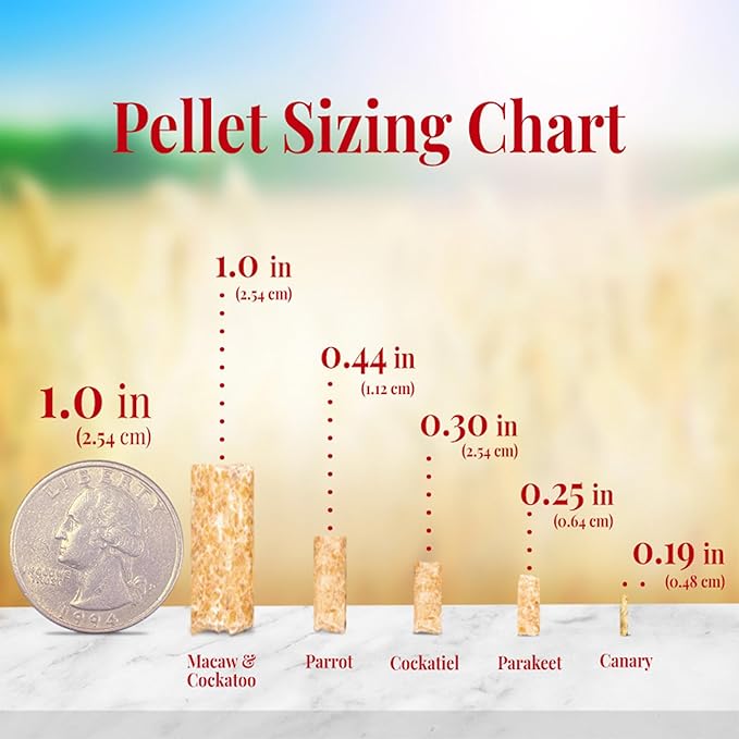 LAFEBER'S Parrot Pellets (Classic, 1.25 Ib Pack of 2)