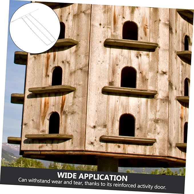 balacoo 4pcs Pigeon Loft Door Bird Cage Door Replacement for Pigeon Entrance Easy Installation