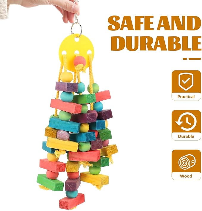Parakeet Chew and Cockatiel Molar Natural Bird Cage Accessories for Small to Medium Parrots