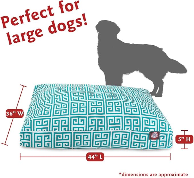 Majestic Pet Towers Rectangle Pet Bed - Pacific - Large