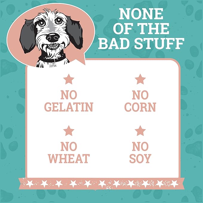 etta says! Sit Training Treats - All Natural Cheese Soft Treats for Dogs - Made in The USA - 2 Pack
