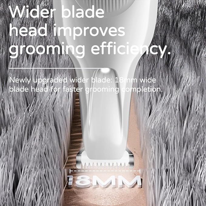 iBTC 2026 New Pet Precision Trimmer, Dog Paw Trimmer with LED Light, Low Noise, IPX Waterproof, Dual-Speed Motor, Suit for Trimming Paw, Ear, Face, Butt, Eyebrows, USB Rechageble