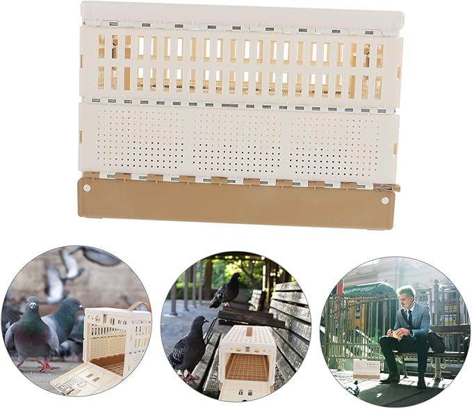 Pigeon Training Cage Foldable Plastic Pigeon Nest for Easy Cleaning and for Outdoor Use Compact Design for Convenient Storage