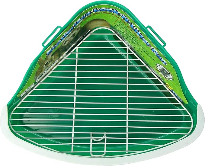 Ware Manufacturing Plastic Scatterless Lock-N-Litter Small Pet Pan (Colors May Vary)