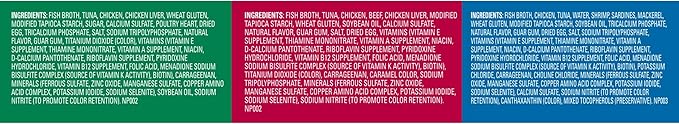 Meow Mix Tenders in Sauce Wet Cat Food, Surf 'N Turf Variety Pack, 2.75 Ounce Cup (Pack of 48)