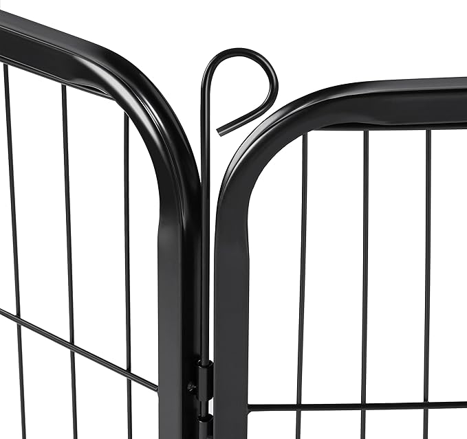 Topeakmart Dog Playpen Outdoor Puppy Exercise Pen Indoor Portable Pet Fence for Yard/RV Camping, 32 Inch 8 Panels