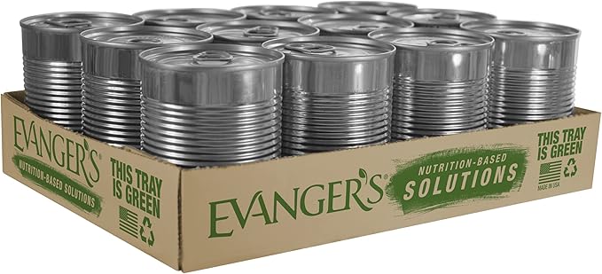 Evanger's Complements Grain Free Salmon for Dogs & Cats – 24 Count, 6 oz Each – Single Protein, Grain & Gluten Free, Rich in Omegas, Protein Rotation, Dry Food Topper