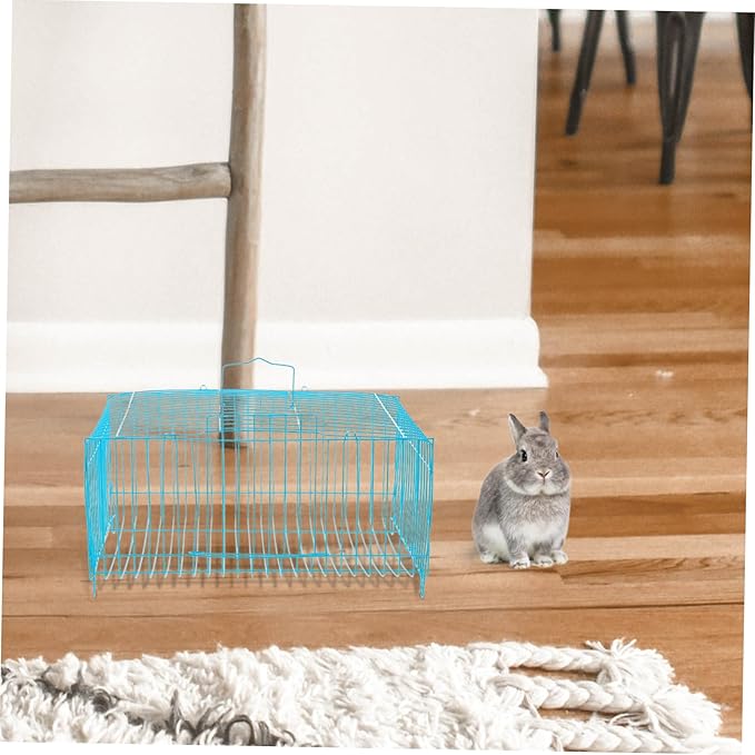 Abaodam Handheld Square Pillow Cage for Small Animals Birdcage for Parrots Rabbits Guinea Pigs Guinea Pig Cages Portable Travel Carrier Spacious Interior
