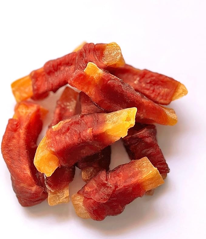 Hubert Pet Gourmet Duck & Sweet Potato Wraps Dog Treats - 2.5 lbs - USA Inspected - for Small & Large Dogs