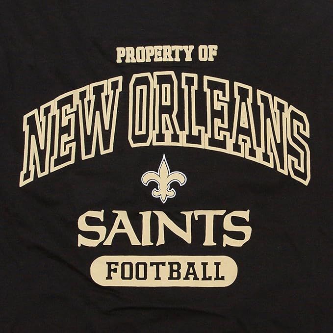 NFL New Orleans Saints Dog T-shirt X-Large. - Licensed Shirt for Pets Team Colored with Team Logos- Premium Stretchable Materials for the comfort of your Dog & Cat