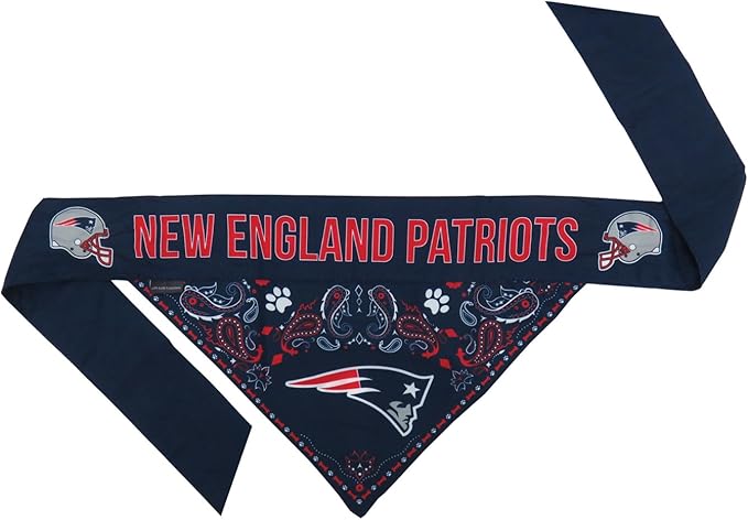 Littlearth NFL Reversible Pet Bandana - Officially Licensed Teams, Sizes XS to XL