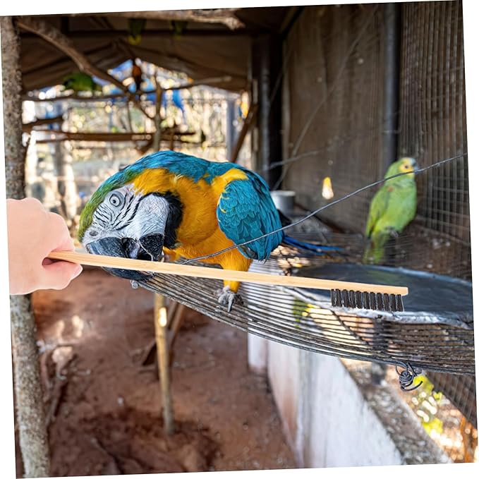 2pcs Bird Cage Cleaning Brush Kit for Birds Cage Cleaner Brush Home Cleaning Tools