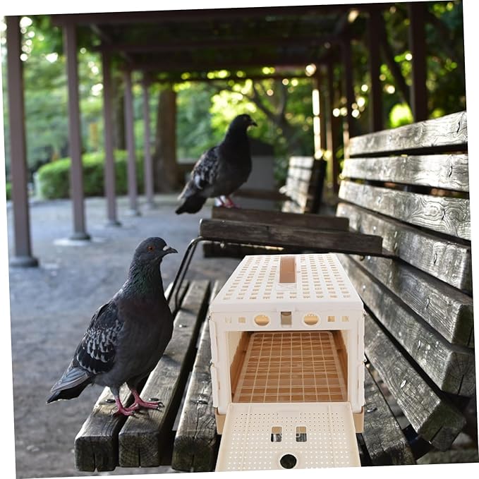 YARNOW Foldable Portable Pigeon Cage Kit for Travel and Training Breathable Abs Design Easy Assembly with Smooth Edges Compact for Outdoor Use