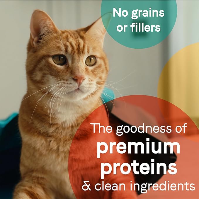Canidae Pure Adore Premium Wet Cat Food, Tuna, Chicken & Whitefish in Broth, 2.46 oz. (Pack of 24), Grain Free