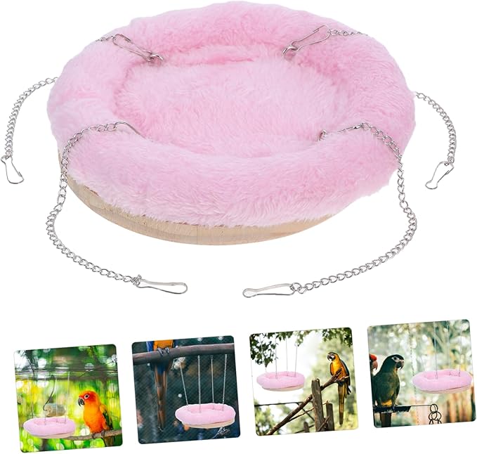 BESPORTBLE Parrot Warm Nest Hammock Bird Cage Accessory Soft Hanging Parrot Bed Bird Nest Products