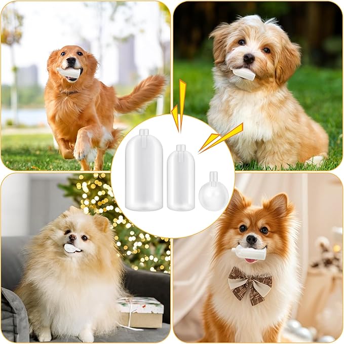 Tebery 45 Pack Large Replacement Squeakers for Dog Toys, Loud Plastic Pet Toy Squeakers Repair, Squeaky DIY Toy Noise Makers Accessories, Insert Replacement Squeaker for Cat Dog Toy, 3 Model