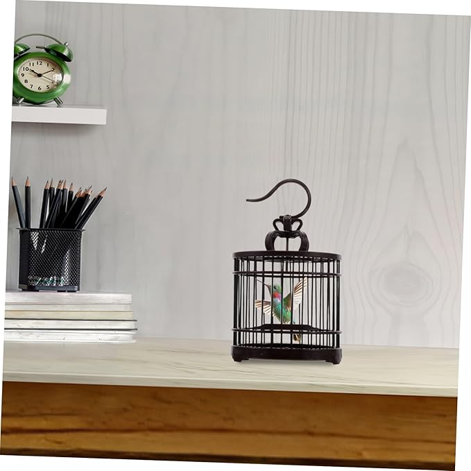 Toyvian Hanging Bird Cage for Small Pets Lightweight and Travel-Friendly Decorative Habitat for Hamsters Crickets and Hummingbirds Easy to Clean and Maintain for Birthday Parties